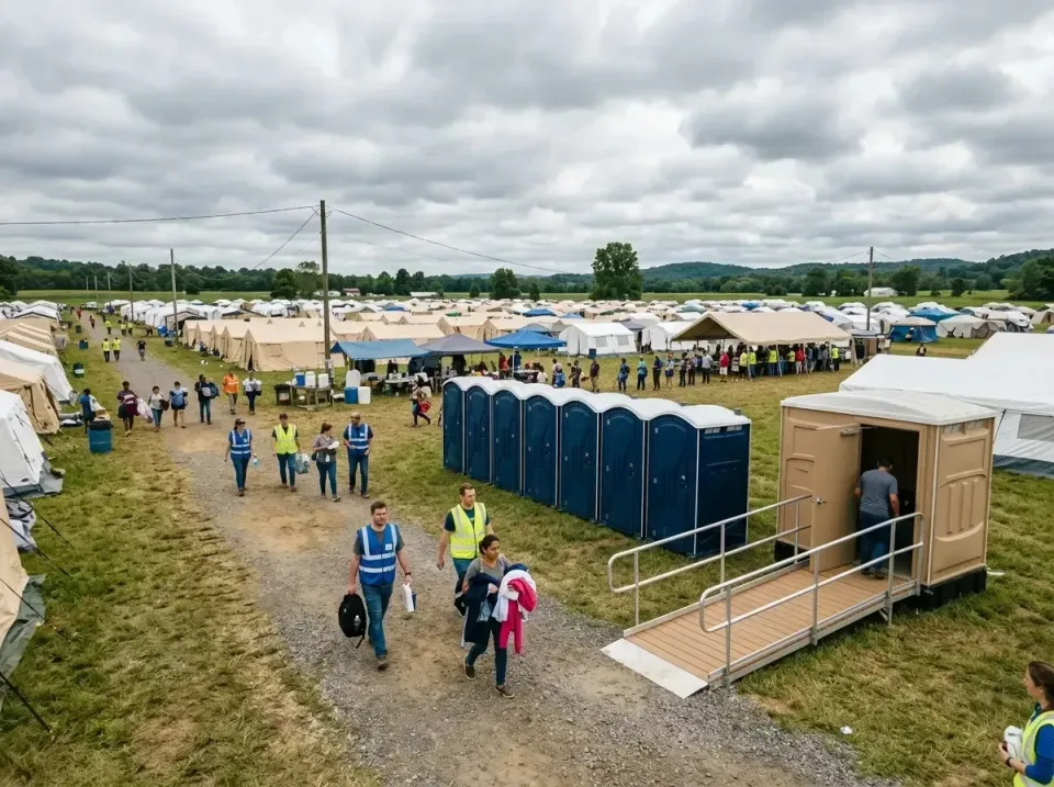 disaster-relief-camp-restrooms-010 — frequently asked questions, Dumpster & Portable Bathrooms Rental in White Oak, TX